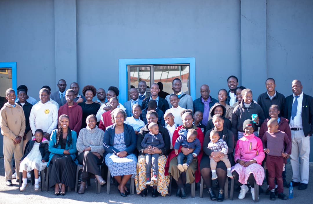 The Kempton Park East SDA Church congregation gathered together